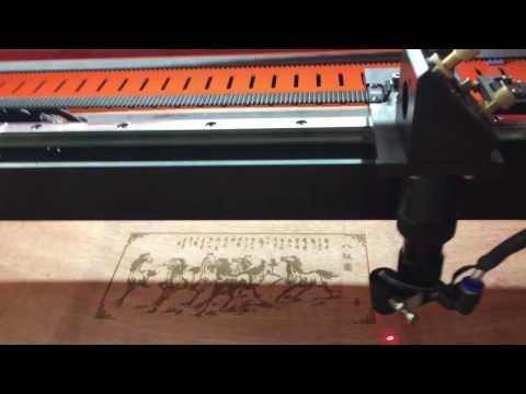 Laser Wood Engraving Machine for Woodcut Painting