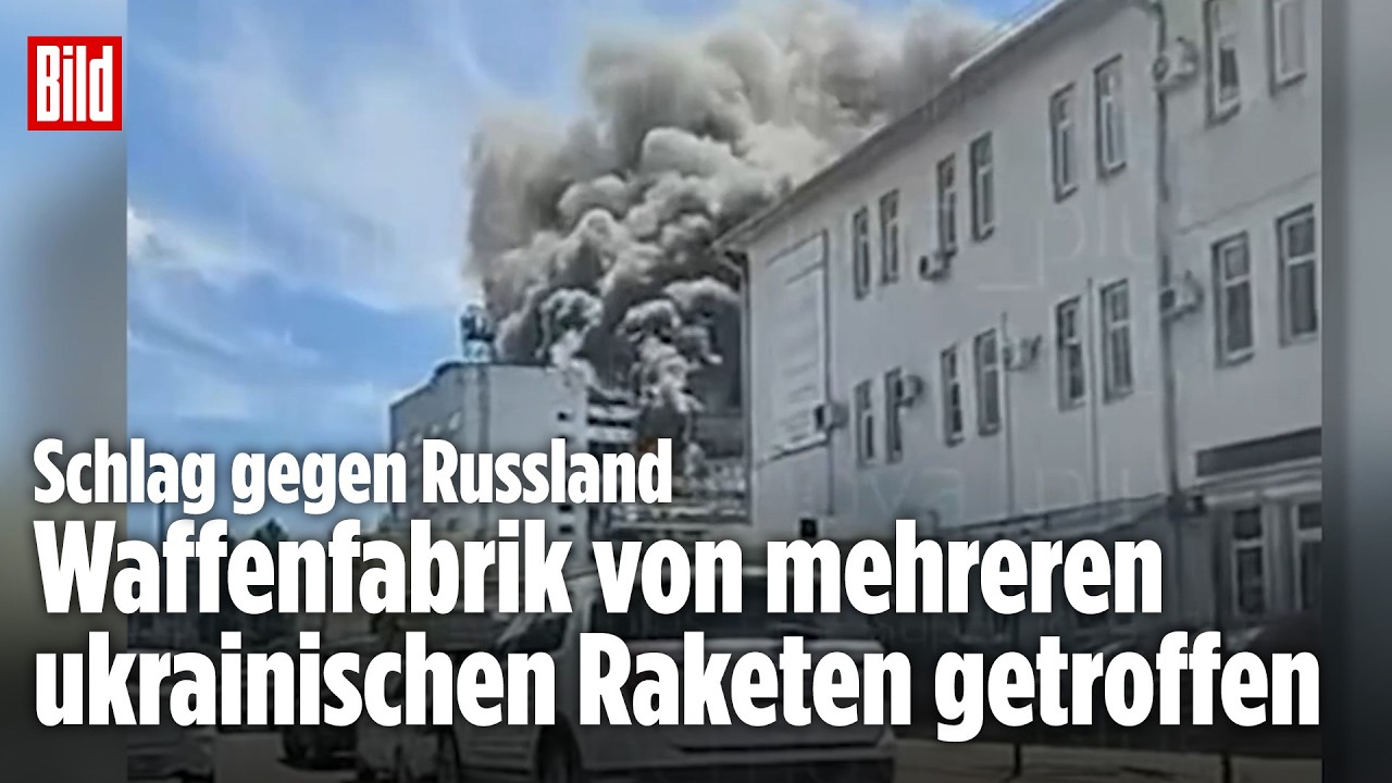 Ukraine gelingt heftiger Schlag: Hier brennt Putins Halbleiter-Waffenfabrik