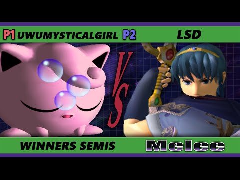 S@X 387 Online Winners Semis - UwUMysticalGirl (Puff) Vs. LSD (Marth) Smash Melee - SSBM