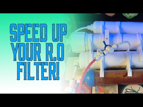 How to speed up Reverse Osmosis water filters