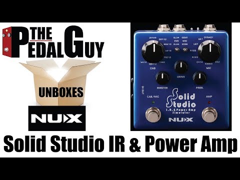 ThePedalGuy Unboxes the NuX Solid Studio IR and Power Amp Simulator Pedal
