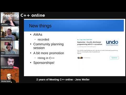 2 years of Meeting C++ online - Jens Weller - Meeting C++ online lightning talks