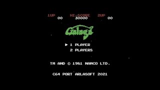 Commodore 64 =+ Galaga + = Preview 1 - 2021
