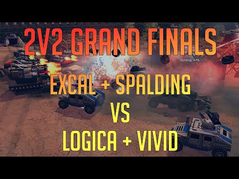 LIVE | 2v2 Tournament Grand Finals | Excal/Spalding vs Logica/Vivid | Generals Zero Hour