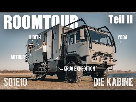 S01E10: "ROOMTOUR PART 2: OUR BOX BY KRUG EXPEDITIONS" || Around the world in a truck || Overlanding
