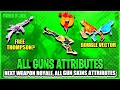 New M1887 Attributes Next Weapon Royale All Gun Skins Attributes