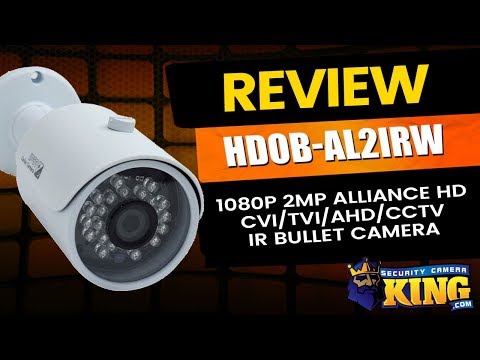 REVIEW - HDOB-AL2IRW - 1080p 2MP Alliance HD CVI/TVI/AHD/CCTV IR Bullet Camera