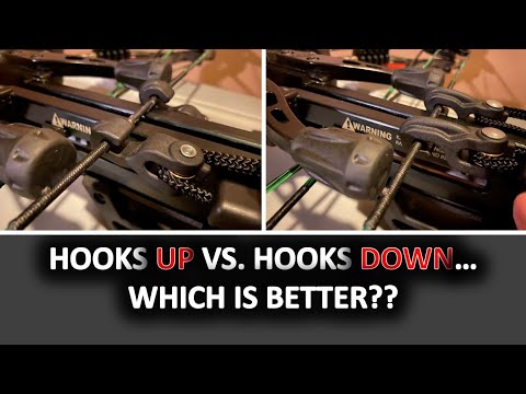 Crossbow Cocking Rope - Hooks UP vs. Hooks DOWN - Which is better??