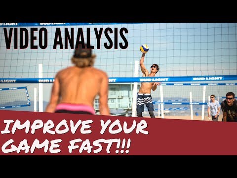 Professional Beach Volleyball Match Analysis Video