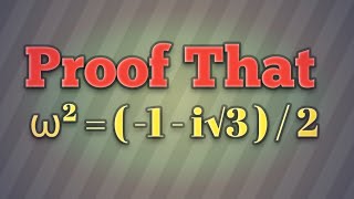 proof of omega square | properties of cube roots of unity | urdu,hindi
