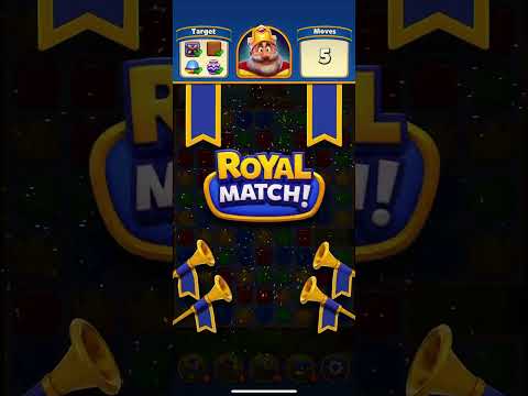 F2P Royal Match High level super light ball technique #royalmatch 
