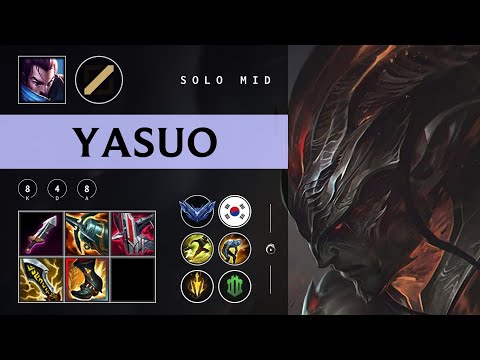 Yasuo Mid vs Diana - KR Diamond Patch 25.24