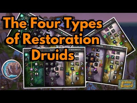 Restoration Druid Talent Guide - The Four Types