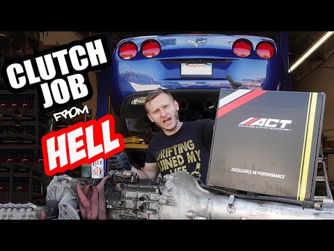 C6 Corvette Clutch Install