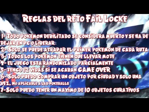 Pokemon Volt White FailLocke Ep.0 - Las reglas