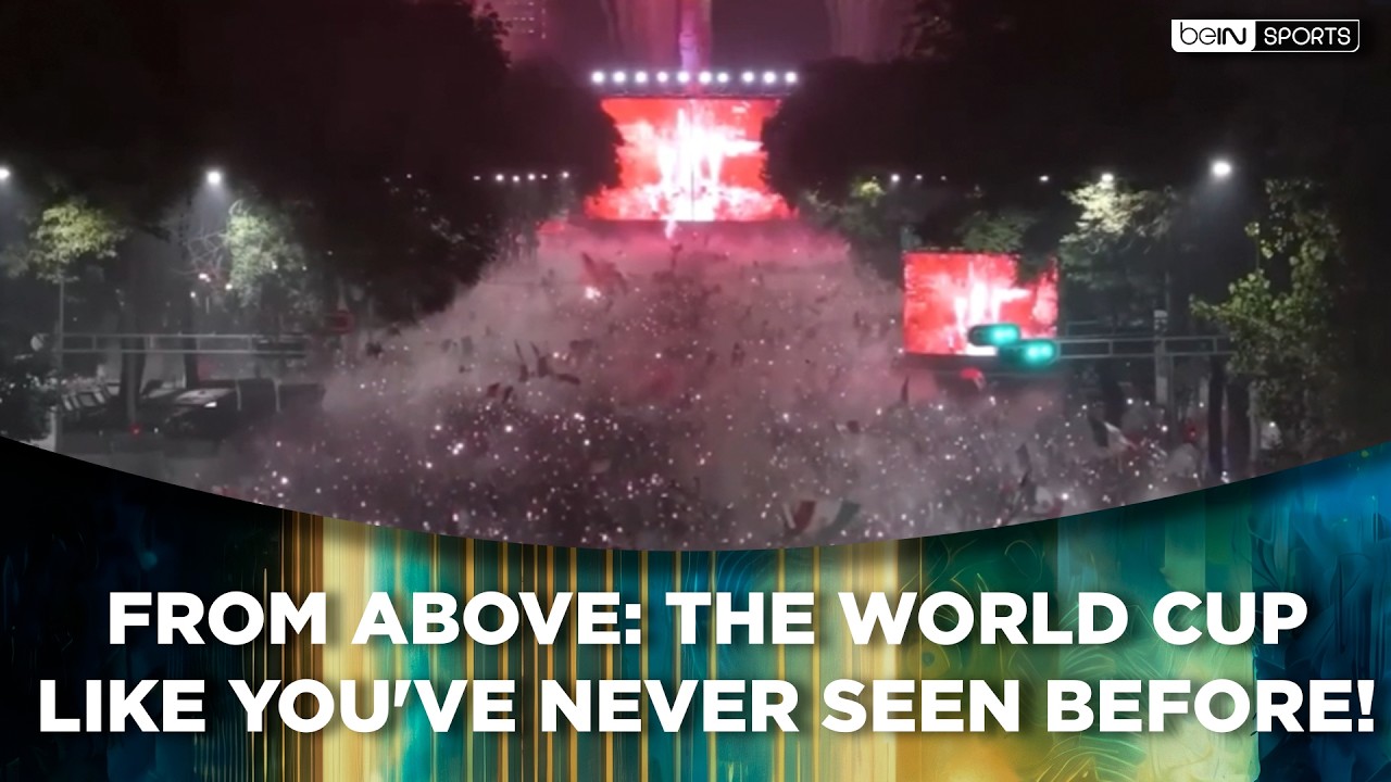 🦅 From Above: The World Cup Like You've Never Seen Before! 🏟️🎥🌍