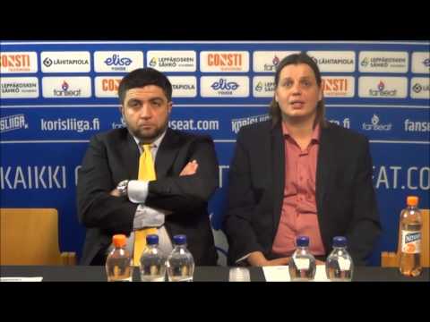BC Nokia vs. Kouvot | GAME 4 | Lehdistötilaisuus | 21.4.2016