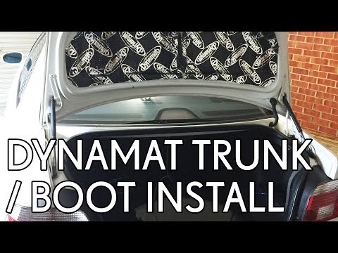 Sound Deadening a Trunk / Boot - Dynamat (BMW E39 540i)