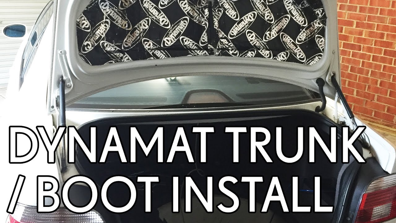 Sound Deadening a Trunk / Boot - Dynamat (BMW E39 540i)