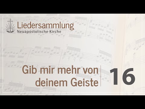 🎵 Alte Chormappe🎵 CM 016 - Gib mir mehr von deinem Geiste