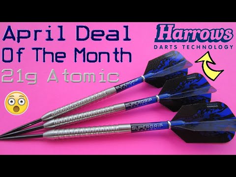 April 2020 Deal Of The Month - Harrows Atomic Darts 21 or 25 Grams