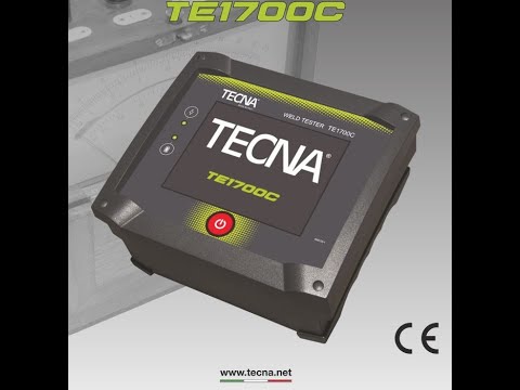(ENG) TECNA TUTORIAL - TE 1700C Weld Tester