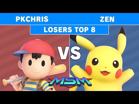 MSM Online 49 - PKChris (Ness) Vs. Zen (Pikachu) - Losers Top 8