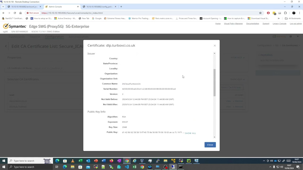 How to configure Secure ICAP server