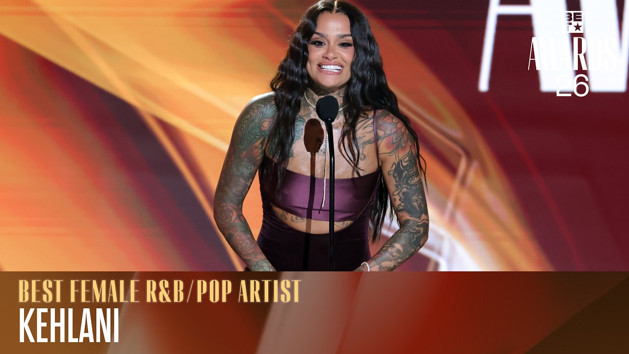 Kehlani Wins Best Female R&B/Pop Artist | BET Awards '26