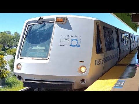 ²ᴷ⁶⁰ BART Legacy Train #1269 on Orange Line (Bay Fair to Fremont Station)