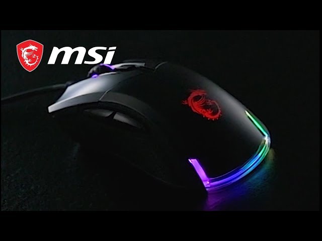 MSI Clutch GM50 Ratón Gaming 7200 DPI video