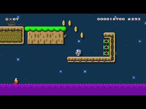 どくからにげろマリオ ! by タコゾネスボーイ - Super Mario Maker 2 - No Commentary 1bx