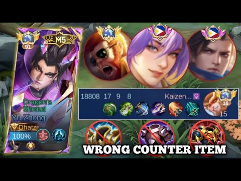 YU ZHONG CAN'T PLAY AS GOLD LANE!? TRY THIS ROTATION! (100% working)
