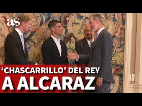 El REY no DUDÓ al ver a ALCARAZ: CONTUNDENTE CONSEJO al murciano | AS