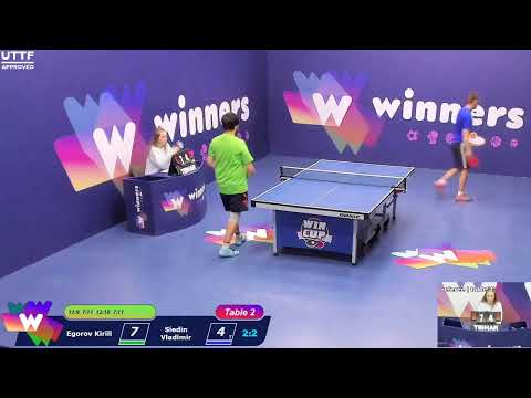WINners CUP table 2  05.10 Egorov Kirill - Siedin Vladimir  18:30