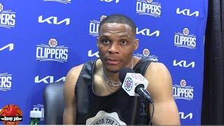 Russell Westbrook On His Return, The Clippers Losing Streak & The 133-116 Loss To The Pacers.