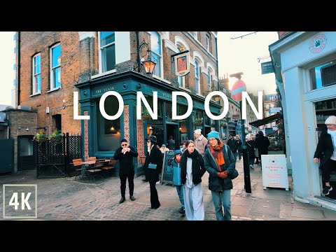 🇬🇧 London Walking Tour | Hampstead Village to Kentish Town 4K