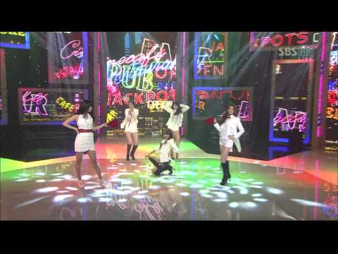 25.12.2011 [1nkigayo Special Stage] JiYeon (T-ARA); Suzy; Kahi; Hyuna; Hyorin: Christmas Girls