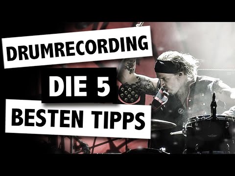 Schlagzeug aufnehmen: Die 5 besten Drumrecording Tipps