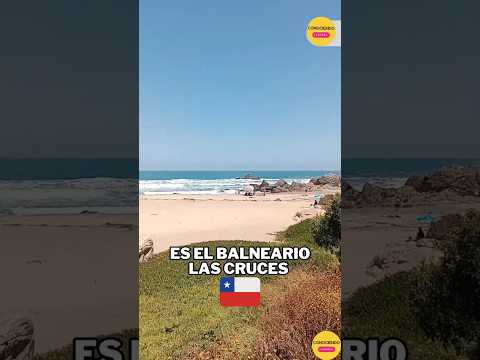 Las cruces, comuna del Tabo, región de Valparaíso, Chile #playa #travel #shortvideo #shorts