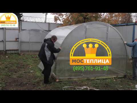 Сборка теплицы. Инструкция. Царская звезда 3 метра