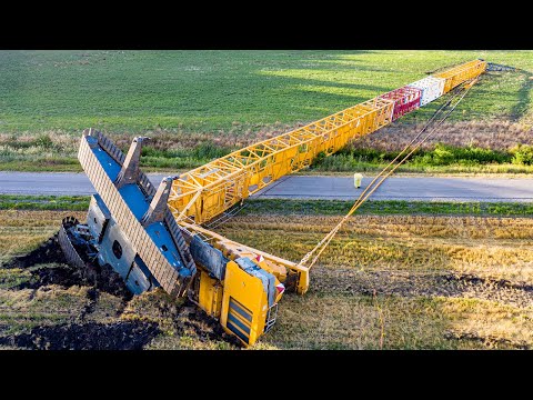 Top Dangerous Idiots Operator Heavy Dozer, Excavator Disaster - Driving Fails Compilation