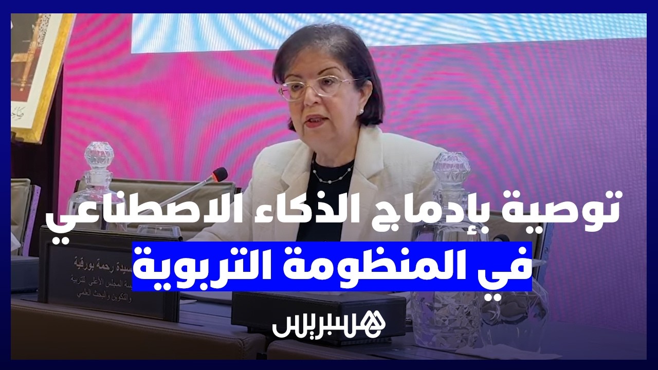 المجلس الأعلى للتربية والتعليم يوصي إدماج الذكاء الاصطناعي في المنظومة التربوية المغربية thumbnail