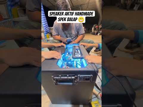 Speaker aktif hand made spek balap🔥. #speakeraktif #handmade #wow #subwoofer #keren #soundsystem