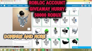 Roblox Account Giveaway - roblox accounts with robux password 2019