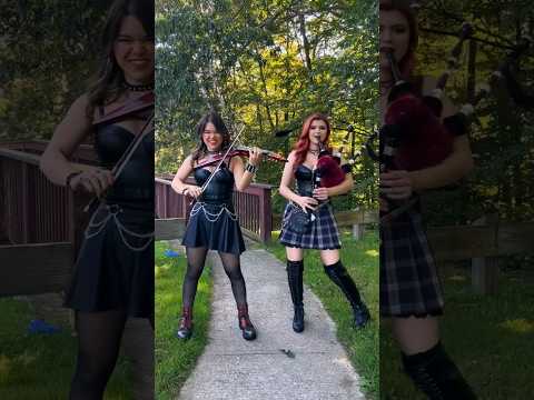 Thought the Fire and Flames #bagpipes #electricviolin #throughthefireandflames