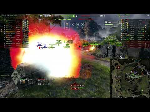 WoT - Pearl River - T110E4 Damage Record