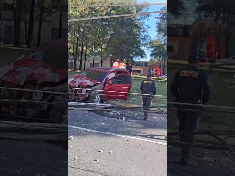 ¡Alerta! Fuerte accidente en San Cristóbal zona 8 de mixco Guatemala #transito #fyp #suscribete