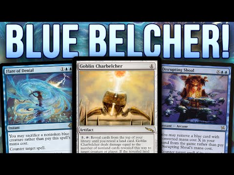 LOOK MA! NO LANDS! Mono-Blue Goblin Charbelcher Combo — Modern MTG | Magic: The Gathering