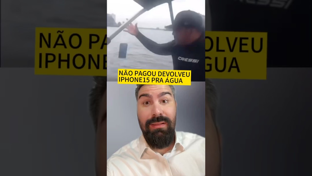 IPHONE 15 NA ÁGUA